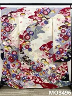 振袖 金駒 金彩 紋意匠 和モダン 身丈172cm 撥水加工済 MO3089 - メルカリ