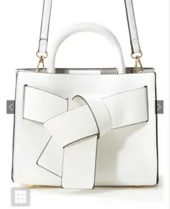 【新品】GRL 2Wayノットレザートートバッグ[tr414]オフホワイト(Z)