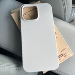 無印良品 iPhone 14 Pro Max用ケース ホワイトグレー 【送料込】