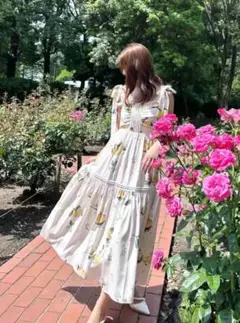 herlipto Capri Lemon Print Dress Sサイズ - メルカリ