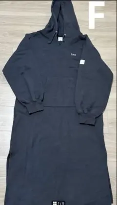LEE 裏毛フーデットスウェットワンピース