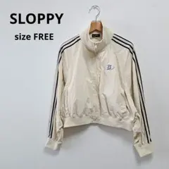 WHO'S WHO gallery【SLOPPY】Sロゴナイロンジャケット - メルカリ