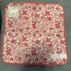 INTERMODE LIBERTY花柄ハンカチ ピンク