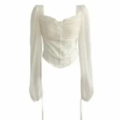 [新品未使用] yilon Lace gather tops ー ピンクベージュ YILON LACE GATHER TOP ピンクベージュ - メルカリ
