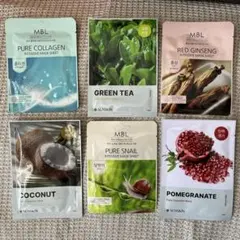 韓国コスメ　フェイスマスク6枚セット