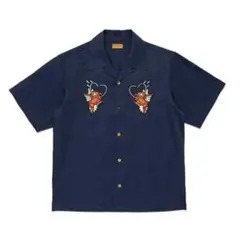 HUMAN MADE POKEMON ALOHA SHIRT ネイビー XLのサムネイル