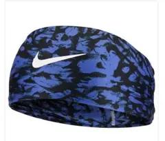 新品NIKE ナイキ Dri-Fit フューリー ワイドヘッドバンド ブルー系