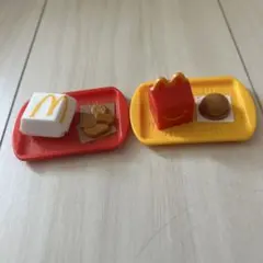 マクドナルド ハッピーセット　ナゲット　ハンバーガー　ミニチュア