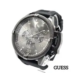 GUESS クォーツ式腕時計　クロノグラフ　W0480G3　ブラック