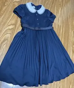美品✨荻窪七里 Shichiri サイズL フォーマルワンピース ネイビー 