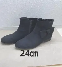 H＆Mショートブーツ24㎝ブラック