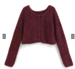 【新品・タグ付き‼️】GRL シャギーニットショート丈カーディガン[an1644]
