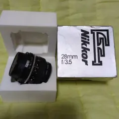 新品同様　NIKKOR 28㎜ 1:3.5　Nikon レンズ　日本製のサムネイル