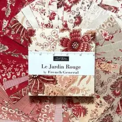 USAコットン チャームパック Le Jardin Rougeフレンチジェネラル