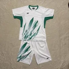 YONEX スポーツウェアセット M ホワイト/グリーン