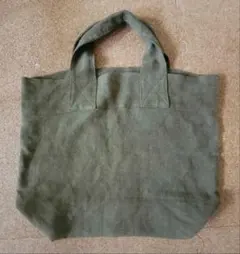 CHARVET ÉDITIONS オリーブグリーン トートバッグ