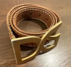 未使用品 D & G レオパード×レザー ベルト - メルカリ