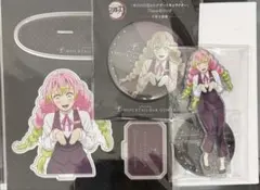 鬼滅の刃　モクテル　両面　アクリルスタンド　缶バッジ　甘露寺蜜璃