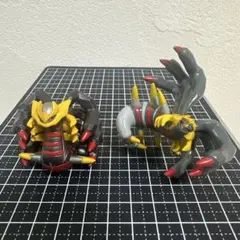 レア★ポケモン★当時物モンコレ　ギラティナメタリックver バトルシーン2体中古