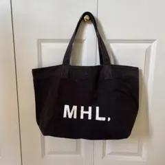 MHL. ブラック トートバッグ