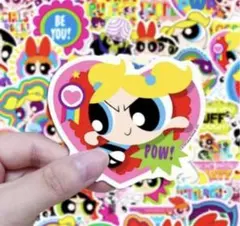 【新品】パワーパフガールズ ステッカー 50枚セット　シール　シール帳　即日発送