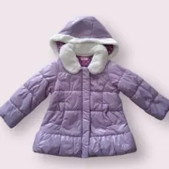 【新品タグ付】MIKI HOUSEフード付中綿ジャケット 120cm