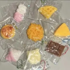 食べ物 スイーツ スクイーズ 8個 セット まとめ売り