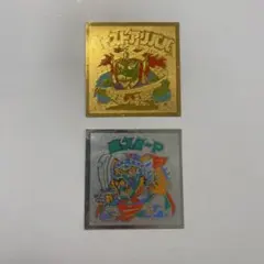 ビックリマンシール　ゴーストアリババ　魔スターP　2枚セット　旧ビックリマン