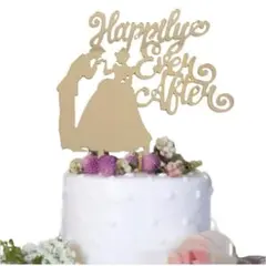 【即購入可】ウェディングケーキトッパー 新郎新婦　ミラー