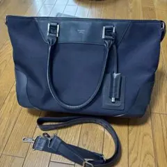 PELLE MORBIDA トートバッグ ネイビーのサムネイル