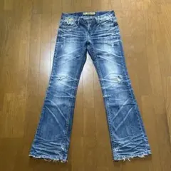 CROJEN ブーツカット デニム ジーンズ フレアデニム Y2K グランジ