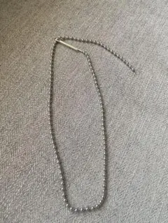 シルバーボールチェーンネックレス