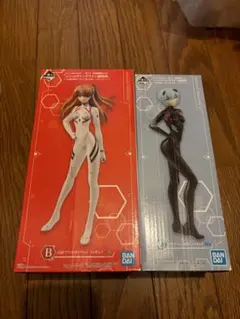 シン•エヴァンゲリオン　一番くじ　綾波レイ　式波•アスカ•ラングレー