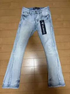 新品】 VALABASAS フレアデニム ホワイト サイズ29 - メルカリ