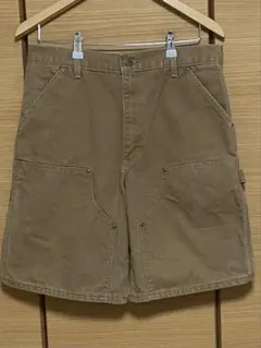 90s USA製 カーハート ダブルニー ショーツ ショートパンツ B80BRN