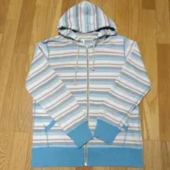 OLD UNIQLO　ユニクロ　ジップアップパーカー　ボーダーパーカー