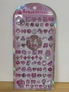 【正規品】 うるちゅるプチシール ピンク ボンボンドロップシール