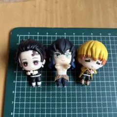 鬼滅の刃 ちょこっとひっかけフィギュアぷち　3個セット