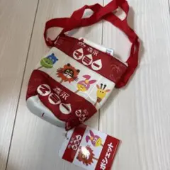 森永 マミー ポシェット ポーチ　かばん　小物　バッグ 乳酸菌飲料用パッケージ