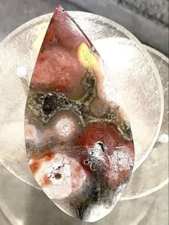 オーシャンジャスパー♡ピンク系カラーハート♡No.2067 2025年最新