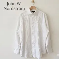 美品 ロンハーマン リネンシャツ 麻100% 長袖 裾アシンメトリー L〜XL