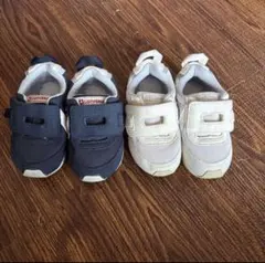 CONVERSE ベビーシューズ ネイビー ホワイト 2足セット