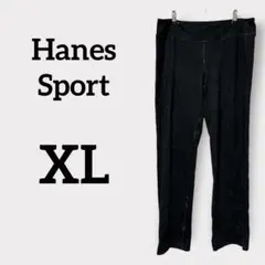 Hanes Sport 【XL/XXL】レギンス ブラック くろ 楽コーデ