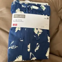 UNIQLO RELACO 3/4 Shorts Mサイズ ネイビー 花柄