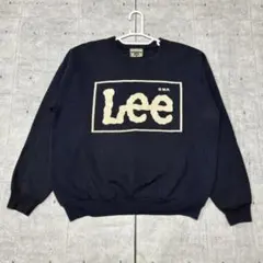 90s Lee USA製 ビッグロゴ ボックスロゴ スウェットトレーナー リー