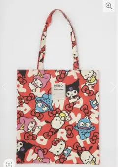 ロデオクラウンズ キティ トラベルバック ナップサック 新品 ヒョウ柄