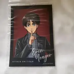 進撃の巨人アニメイト限定特典ブロマイド エレンBlack ver.