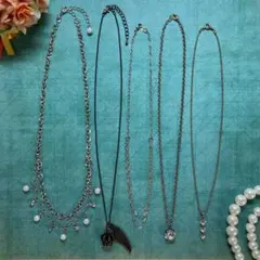 ˚✧₊ 女性用のネックレス5点セット《 新品・未使用・廃盤品 》早い者勝ちです！