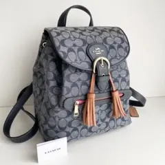 コーチ COACH リュック クリオ デニム シグネチャー ほぼ新品 - メルカリ