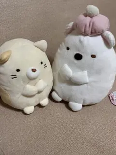 すみっコぐらし  ぬいぐるみ   セット    しろくま＆ねこ